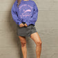 Sweet Claire "Support Your Local Cowgirl" Oversized Crewneck Sweatshirt