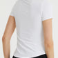 Notched Neck Short Sleeve Active Top