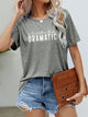 A LITTLE BIT DRAMATIC Graphic Tee Heather Gray