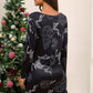 Full Size Christmas Long Sleeve Dress