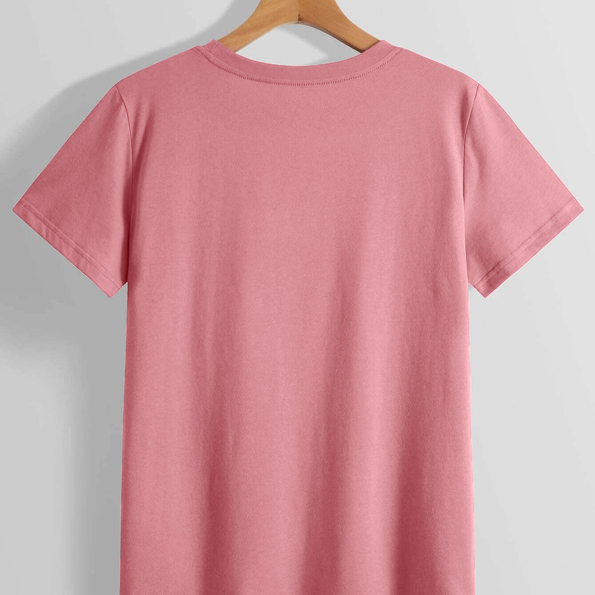 Graphic Round Neck Short Sleeve T-Shirt