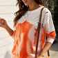 Tie Dye Round Neck Long Sleeve Sweatshirt