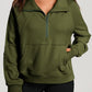 Half Zip Long Sleeve Sweatshirt