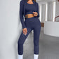 Tank Cropped Active Top and Pants Set