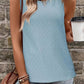 Eyelet Round Neck Tank