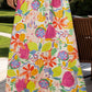 Printed Grecian Neck Maxi Dress