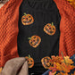 Sequin Pumpkin Round Neck Short Sleeve T-Shirt