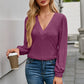 V-Neck Long Sleeve T-Shirt