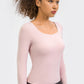 Feel Like Skin Highly Stretchy Long Sleeve Sports Top