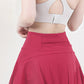 High Waist Pleated Active Skirt