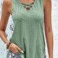 Eyelet Wide Strap Tank