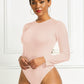 Round Neck Long Sleeve Bodysuit