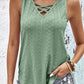 Eyelet Wide Strap Tank