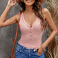 V-Neck Wide Strap Tank