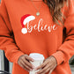 BELIEVE Graphic Tunic Sweatshirt