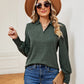 Johnny Collar Long Sleeve Top