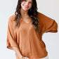 V-Neck Half Sleeve Blouse