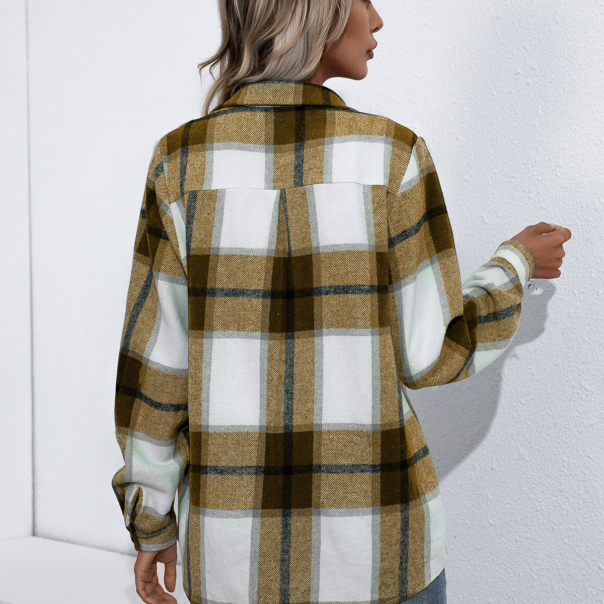 Ivy Lane Plaid Button Up Flannel Shirt