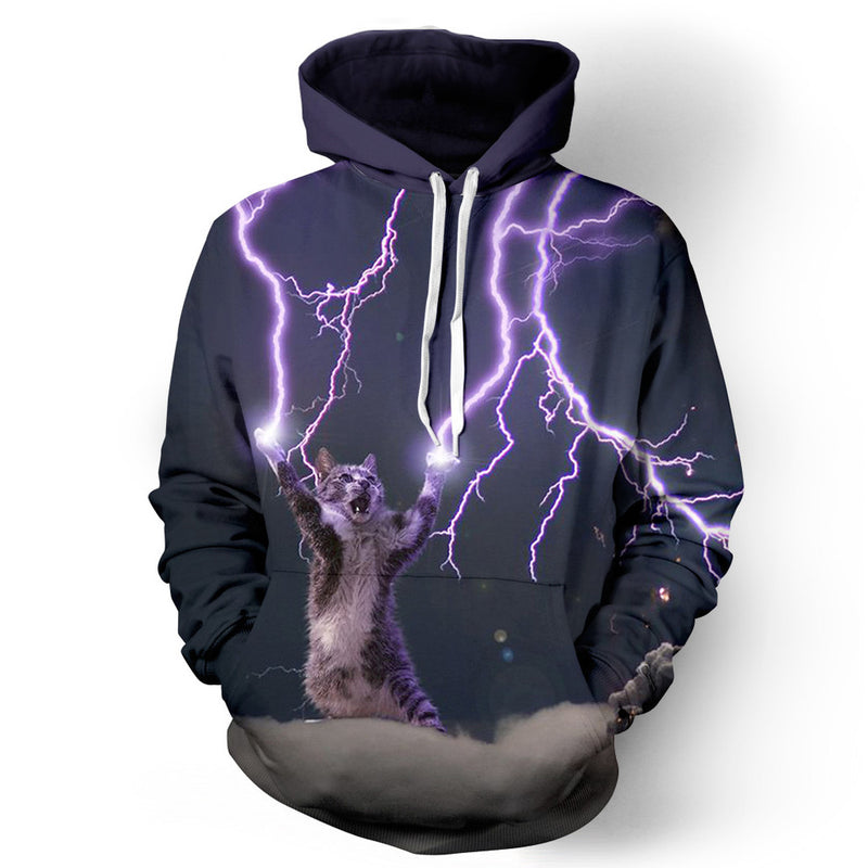 Full Size Printed Drawstring Hoodie with Pockets