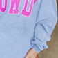 Full Size HOWDY Graphic Round Neck Sweatshirt