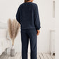 Teddy Long Sleeve Top and Pants Lounge Set