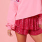 Sequin Round Neck Dropped Shoulder Sweatshirt