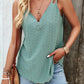 Devine Eyelet V-Neck Double Strap Cami