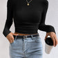 Honey Round Neck Long Sleeve T-Shirt