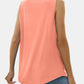 Ruched Square Neck Tank