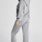 Dropped Shoulder Long Sleeve Hoodie and Pants Active Set