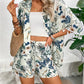 Printed Half Sleeve Top and Shorts Set