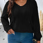 Plus Size Drawstring Dropped Shoulder Hooded T-Shirt