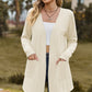 Open Front Long Sleeve Cardigan