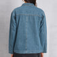 Pocketed Button Up Denim Jacket