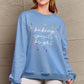 Simply Love Full Size Letter Graphic Round Neck Long Sleeve Sweatshirt