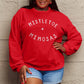 Simply Love Full Size MISTLETOE MIMOSAS Long Sleeve Sweatshirt