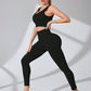 Scoop Neck Wide Strap Top and Pants Active Set