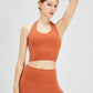 Backless Halter Neck Active Tank