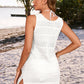 Openwork Wide Strap Cover-Up Dress