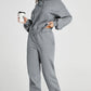 Dropped Shoulder Hooded Top and Pants Active Set