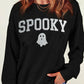 SPOOKY Round Neck Long Sleeve Sweatshirt