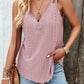 Devine Eyelet V-Neck Double Strap Cami