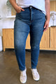 Judy Blue Full Size Tummy Control High Waist Slim Jeans Dark