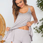 Scoop Neck Top and Shorts Lounge Set