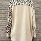 Full Size Leopard Collared Shirt