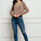 V-Neck Long Sleeve Bodysuit