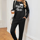 MAMA BEAR Graphic Sweatshirt and Sweatpants Set