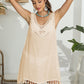 Tassel Scoop Neck Wide Strap Cover-Up