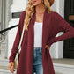 Open Front Long Sleeve Cardigan