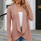 Open Front Long Sleeve Cardigan